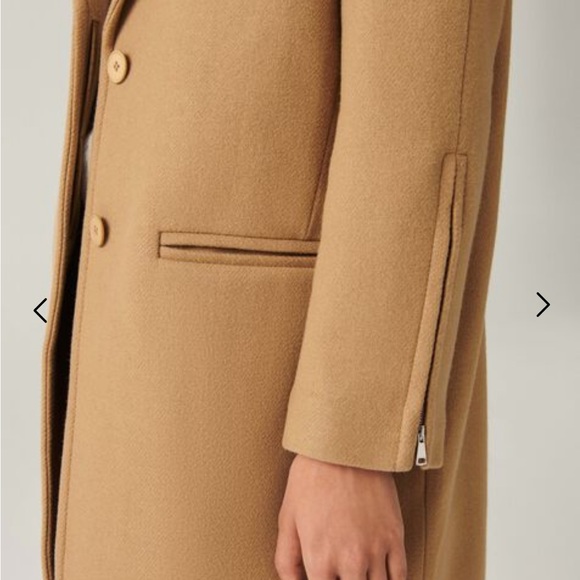 NWT ba$sh tan/ camel coat. - Picture 4 of 10